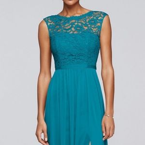 Teal gown size 18